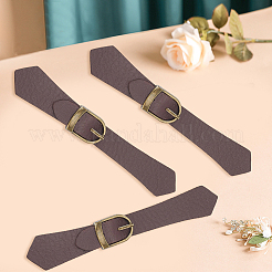 6 Set Knebelverschlüsse aus PU-Leder&nbsp;FIND-CL0002-15B