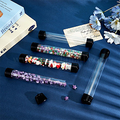 Tubes de stockage de billes en plastique PC transparent&nbsp;AJEW-WH0596-947F