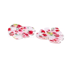 Pendentifs en acrylique transparent &nbsp;TACR-G037-A04
