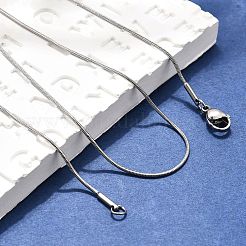 Fabrication de colliers à chaîne serpent en acier inoxydable 304 résistant au ternissement&nbsp;STAS-P045-11P