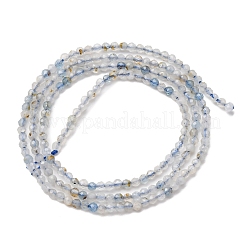 Natürliche Aquamarin Perlen Stränge&nbsp;G-RM2025-A46-2mm-B