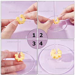 1 Set Silikon-Weinglas-Anhänger-Sets&nbsp;AJEW-GF0007-56