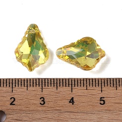 Ab Farbe galvanisieren Glas-Anhänger überzogen&nbsp;EGLA-O003-06C-10