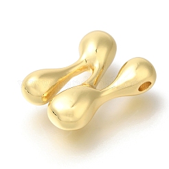 Perles de placage en laiton&nbsp;KK-S051-01G-N