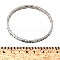 Scharnierarmreifen aus Edelstahl 304&nbsp;BJEW-D408-21P