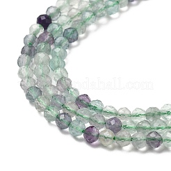 Natürlichen Fluorit Perlen Stränge&nbsp;G-F509-38-3mm