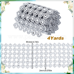 Acryl- und Strass-Netzwickelrolle&nbsp;DIY-WH0899-697B