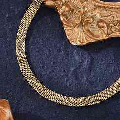 Ionenbeschichtung (IP) 304 Edelstahl-Netzwerkketten/Mesh-Armbänder&nbsp;BJEW-I274-13G
