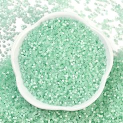 Perles de rocaille en verre imitation yeux de chat&nbsp;X2-SEED-H003-03Y