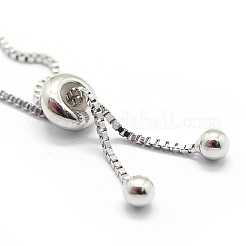 Fabrication de bracelet en argent sterling plaqué rhodium anti-ternissement&nbsp;X-MAK-L016-001P