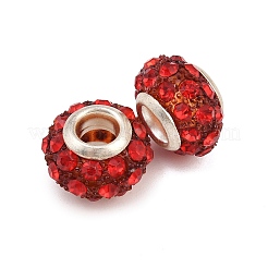 Messing & Polymer Clay & Strassperlen&nbsp;KK-H093-15S