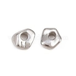 Cuentas irregulares de acero inoxidable 304&nbsp;STAS-D394-03A-P
