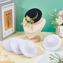 8 Stück 2 Farben Eva-Stoff rund Fascinator Hut Basis für Millinery&nbsp;AJEW-NB0005-59