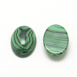Cabochoni sintetici di malachite&nbsp;G-R415-14x10-38