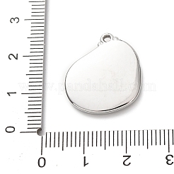 Ciondoli in acciaio inox 304&nbsp;STAS-G385-08P