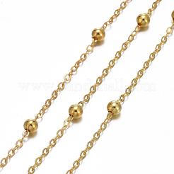 Catene portacavi ovali piatte in ottone&nbsp;X-CHC018Y-G
