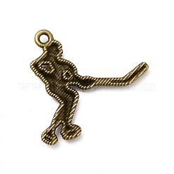 Tibetischer stil Aluminium Anhänger & Charms&nbsp;PALLOY-M198-09AB