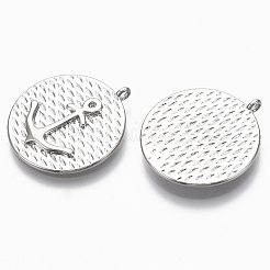 Messing Anhänger & Charms&nbsp;KK-R130-023P-NF