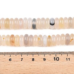 Natürlichen weißen Achat Perlen Stränge&nbsp;G-T138-60