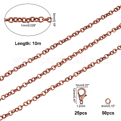 Chaînes rolo en fer non soudées&nbsp;CH-SC0001-02R