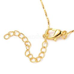 Collane sottili con catena a serpente in lega di stagno placcato oro&nbsp;NJEW-BB10181-18