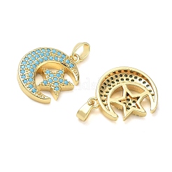 Pendentifs en laiton avec strass&nbsp;RB-CBA6BF7-01G