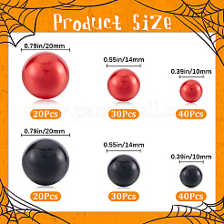 Perles en plastique&nbsp;KY-GF0001-52A