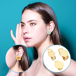 30 pieza de 3 estilos de accesorios para pendientes con clip de acero inoxidable 304&nbsp;FIND-UN0003-60