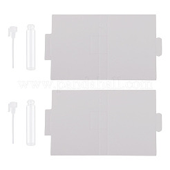 Säulenförmige Parfümflaschen aus Glas mit Papierkarte&nbsp;AJEW-TADJ0001-22B