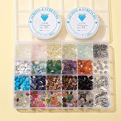 Kit de fabrication de collier de bracelet de pierres précieuses diy&nbsp;DIY-FS0002-93