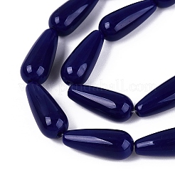Chapelets de perles en verre opaques&nbsp;X-GLAA-Q113-03A-C05