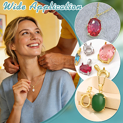 6 pièces 3 styles de pendentifs en laiton&nbsp;KK-PH0015-49G