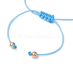 Armband aus geflochtenen Edelsteinen&nbsp;BJEW-JB11013-01