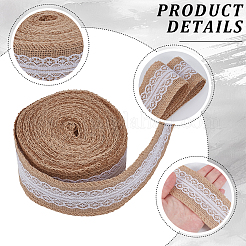 10 m Jute-Blumenband&nbsp;OCOR-WH20013-034