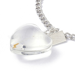 Collier de souhait de graines de pissenlit pour cadeau de femme adolescente&nbsp;NJEW-Z014-02P