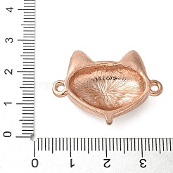 Legierung Kristall Strass Fuchs Verbindungsstücke Charms&nbsp;FIND-M052-04KCG-NR