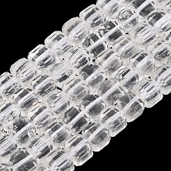Brins de perles de cristal de roche en cristal de quartz naturel&nbsp;GG-CBA4808-B03-03