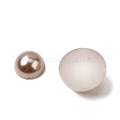 Perlkuppel-Cabochons aus Kunstleder mit 1 Box&nbsp;SACR-X0002-49-B