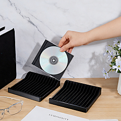 Présentoirs à fentes pour disques CD en plastique&nbsp;ODIS-WH0043-319