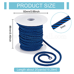 Cordons en polyester ronds de 20 mètre&nbsp;OCOR-BC0005-96C