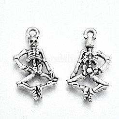 Pendente in lega stile tibetano&nbsp;X-TIBE-S323-057AS-RS