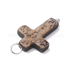 Natürliche Abalone Muschel / Paua Muschel Anhänger&nbsp;PALLOY-JF02701-03