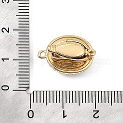 Chiusure a scatto in ottone e turchese sintetico&nbsp;GG-CBAFA4F-01G