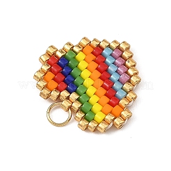Pendentifs en perles de verre miyuki&nbsp;PALLOY-MZ01408