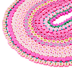 10 Strang 10 Stile handgemachte Polymer Clay Perlenstränge&nbsp;CLAY-TA0001-72B