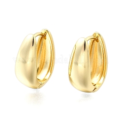 Pendientes de aro de latón en forma de U&nbsp;EJEW-Z121-04G