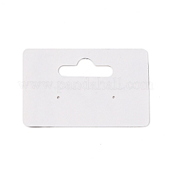 Papier rectangle une paire de cartes d'affichage de boucle d'oreille avec trou de suspension&nbsp;CDIS-C004-04A