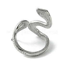 Anello polsino aperto in acciaio inossidabile 304 anti-ossidazione&nbsp;RJEW-L110-034P