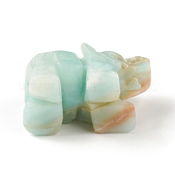 Elefantenfigur aus natürlichem Edelstein als Dekoration&nbsp;G-F737-02B