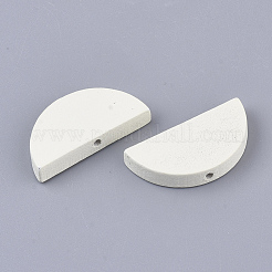 Perles de bois naturel peintes à la bombe&nbsp;WOOD-N004-A-01